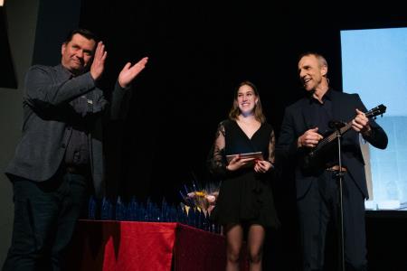 Naj športniki Kamnika za leto 2023 Lovro Planko in Maruša Mišmaš Zrimšek ter ekipa odbojkaric Calcit Volleya (21)